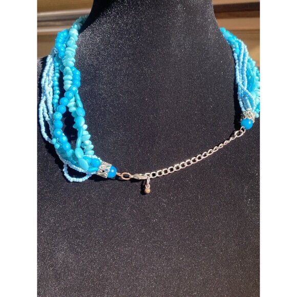 9 Strands Turquoise Style Necklace Vintage Necklace Antique Necklace - Picture 15 of 16